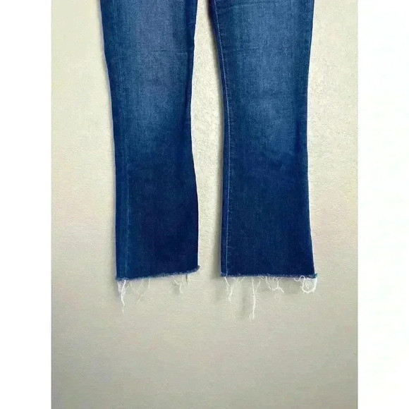 Madewell Womens Cali Demi Boot Dark Wash Blue Mid Rise Jeans Size 25 - Picture 3 of 11